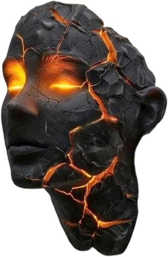 Cracked Wall Light, 3D Human LED Wall Light, Decorative Wall Light