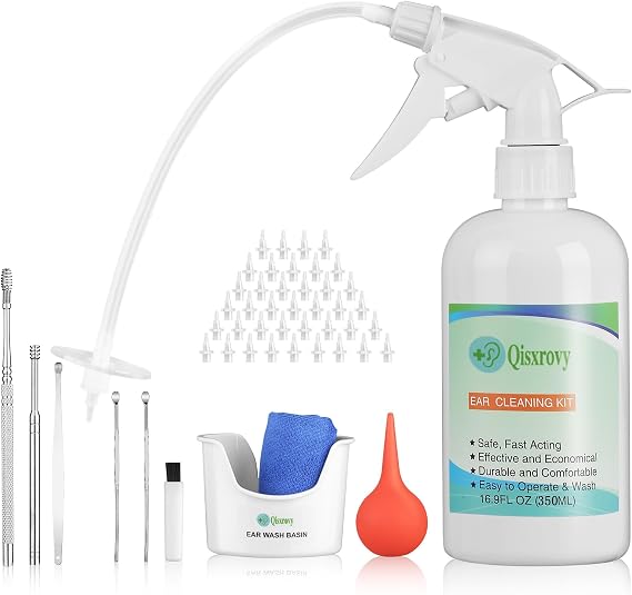 Ear Wax Removal Tool, Ear Cleaning Kits, Safe Ear Wash Kit, Ear Wash Kit for Adults and Children, Ear Wax Washer, Easy to Use,