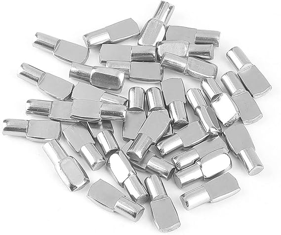 6mm Shelf Pegs,Fit 6mm Diameter Hole Cabinet Spoon Shape Support Pins 40pcs