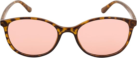 Family Tree Remedies FL-41 Migraine Glasses for Light Sensitivity/PhotophobiaIndoor/Outdoor Transitional LensTortoise Frame
