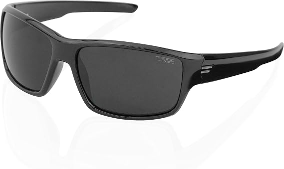 TOROE FIELD Wrap Around Polarized Sunglasses