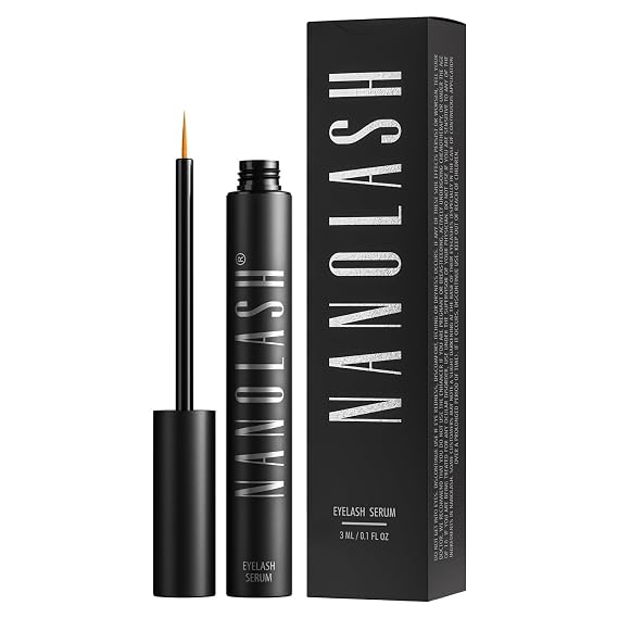 Nanolash Eyelash Growth Serum Conditioner For Enhanced Long Luscious Eyelashes and Eyebrows 3ml