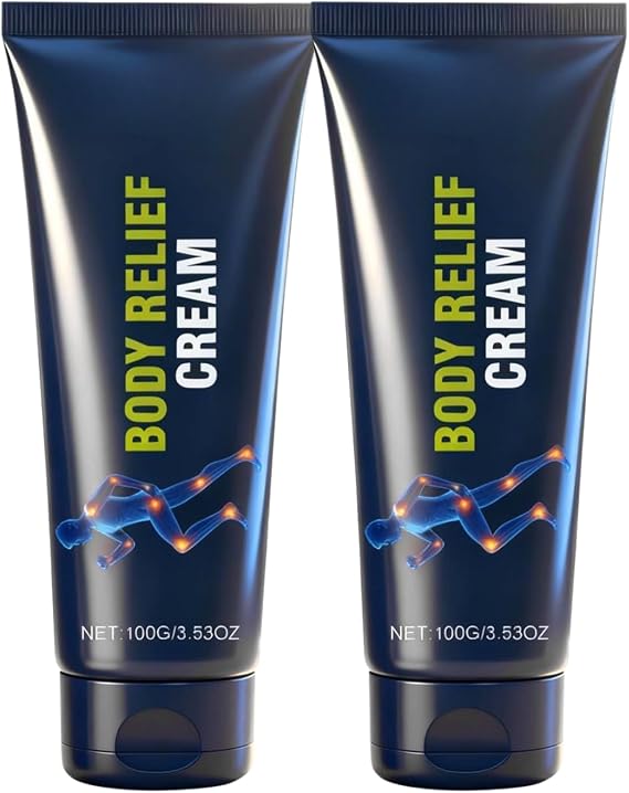 2PCS Capsacare Neuropathy Relief Cream, Capsacare Reli-ef Cream for Feet, Hands, Shoulders & Neck, Natural Ingredients, For All Skin Types, Fast-Absorbing Body Cream for Daily Use