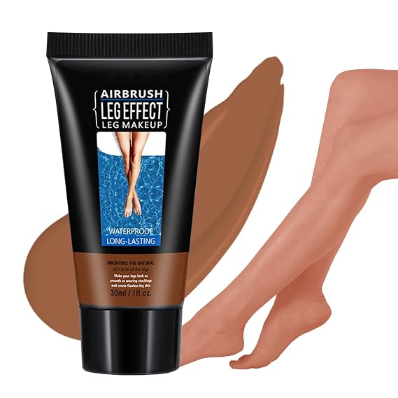Leg Makeup Waterproof, Smooth Legs, Fade the Skin Color of Legs, Effectively Cover the Scars of Legs and Body, Long-Term Body Foundation Make-up Uniform Skin Skin Beauty Leg Cream