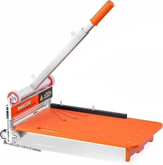 NAACOO 13" Heavy Laminate Floor Cutter with Wheel, 13MM Vinyl Plank Cutter