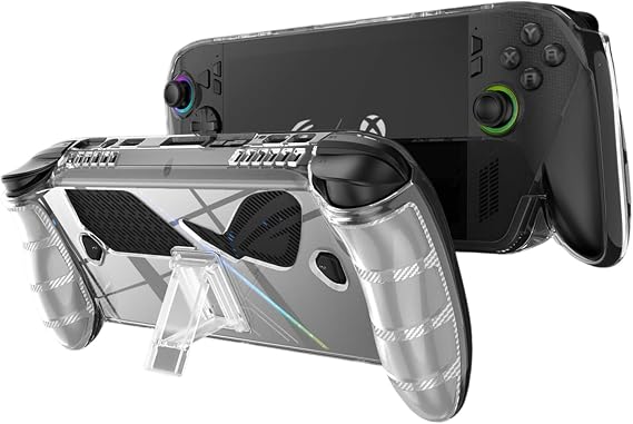 for ROG Xbox Ally X Case Cover, Clear Soft TPU Protective Case