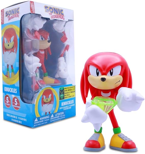 Just Toys LLC Sonic The Hedgehog Action Figure Knuckles Series 2