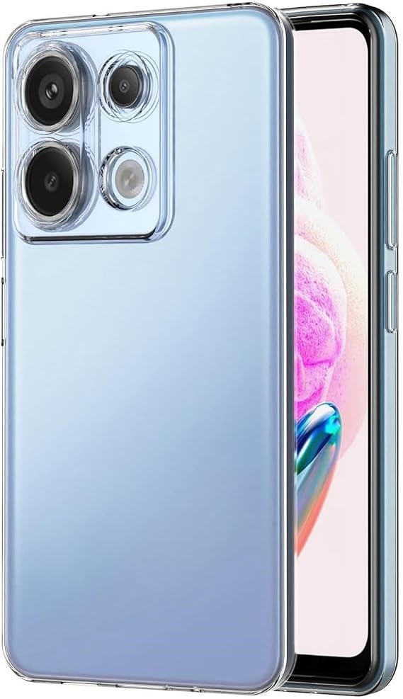 Microsonic Xiaomi Redmi Note 13 Pro 4G Kılıf Transparent Soft Şeffaf [Redmi Note 13 Pro 4G ile Uyumlu Kılıf - Şeffaf]