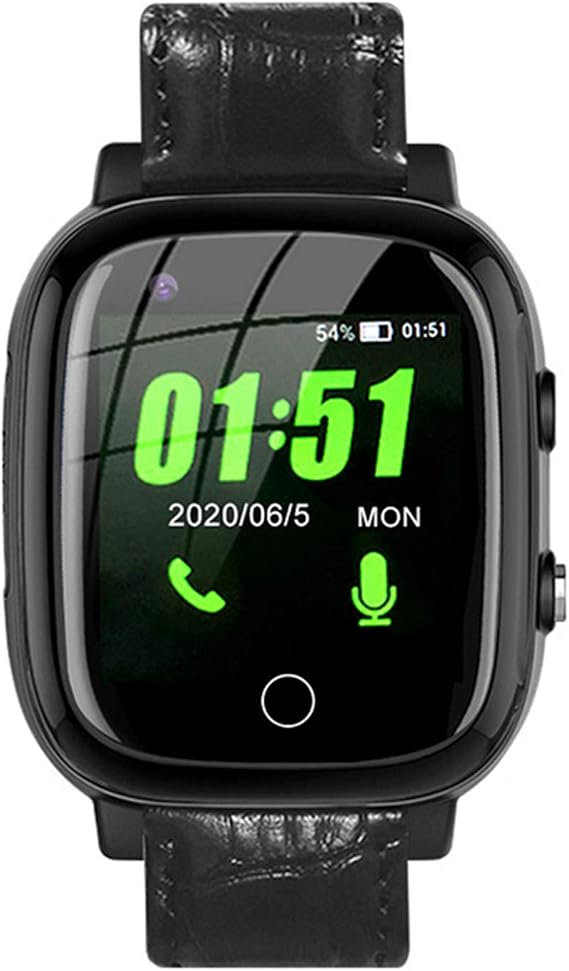 Elderly GPS Smart Watch Phone, 4G Heart Rate Blood Pressure Monitoring Smartwatch, 1.3" Touch Screen Camera Anti-Lost SOS Safety Fence Waterproof for Dementia Alzheimer's Christmas Birthday Gift
