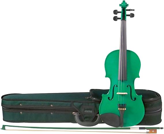 Cremona SV-75 Premier Novice Violin Outfit - Sparkling Green - 1/2 Size