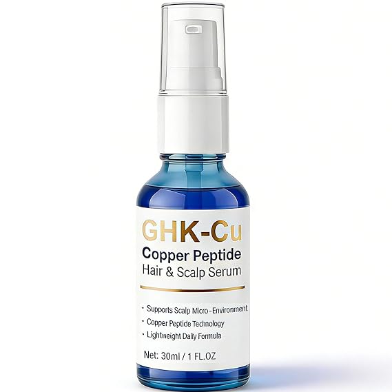 GHK-Cu Peptide Hair Serum, Copper Peptide for Men & Women- 1 Fl Oz