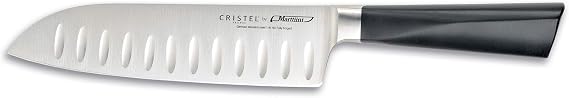 Cristel, 1.4116 grade stainless Steel Santoku Knife, Perfectly balanced, X Marttiini, 7".