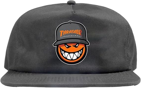 Thrasher X Spitfire - Sf Loc - Snapback - Charcoal