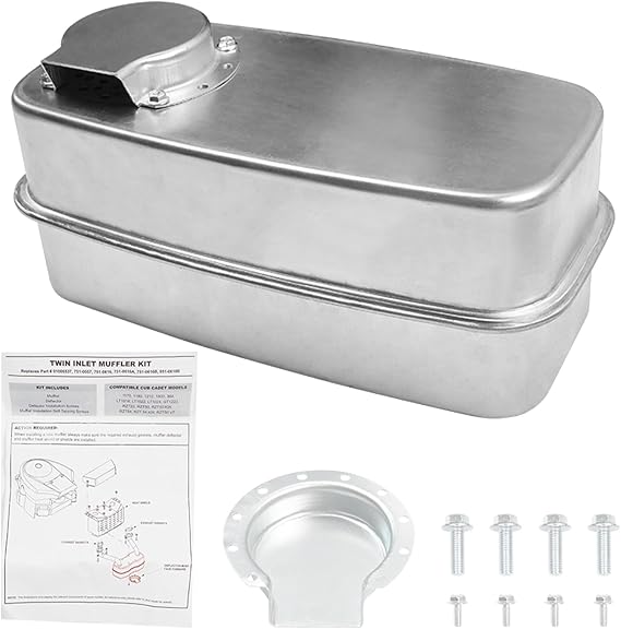 Replacement 751-0616B 951-0616B Easy Installation Twin Inlet Exhaust for LT1018 High Heat Alloy