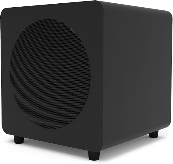 Kanto SUB8VMB 300W Sealed Powered 8 Inch Subwoofer with an Additional 1 Year Coverage (2022)