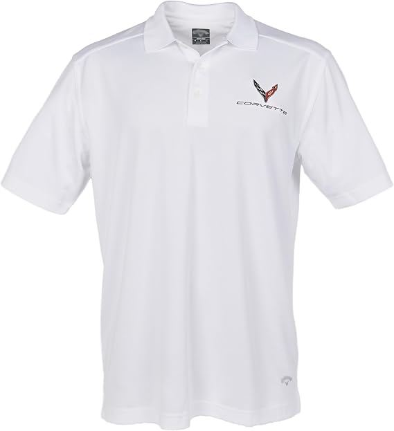 C8 Corvette Next Generation Dry Core Performance Polo Shirt - Officially Licensed by GM