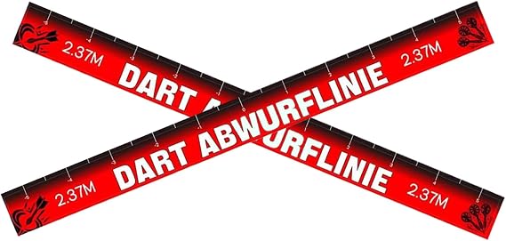Dart Throw Line Floor Sticker Repositionable Waterproof Tape
