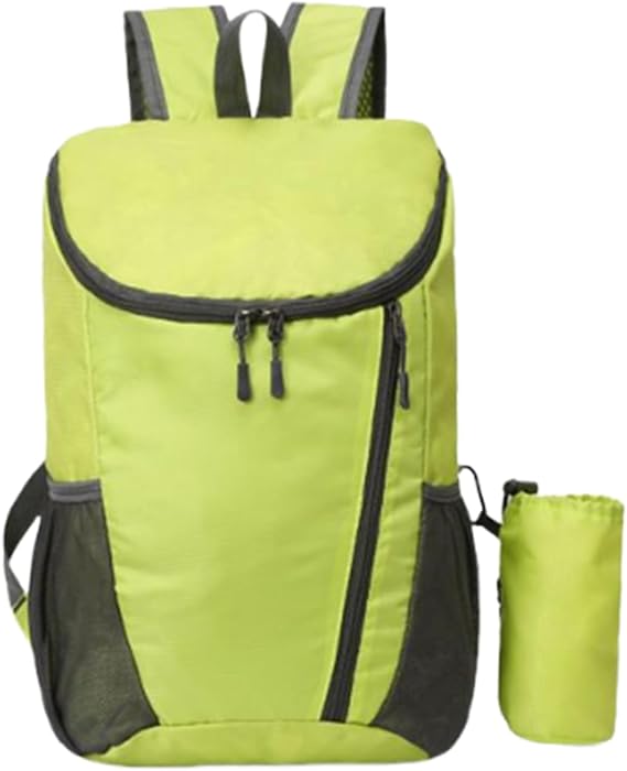 Hiking Backpack - Waterproof, Foldable Travel Bag | Outdoor Mountaineering Adventure Gear, Fishing Scout Pack, Women Men Trail Backpacking