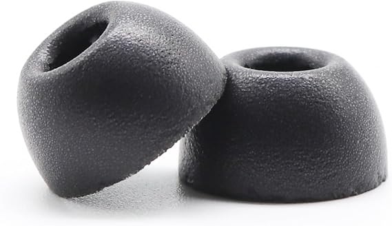 Comply TW-180-B | Memory Foam Replacement Earbud Tips for Sony LinkBuds Fit, TOZO NC9 Hybrid ANC | Ultimate Comfort, Secure Fit, Superior Noise Isolation | Black (S/M/L) (3 Pairs)
