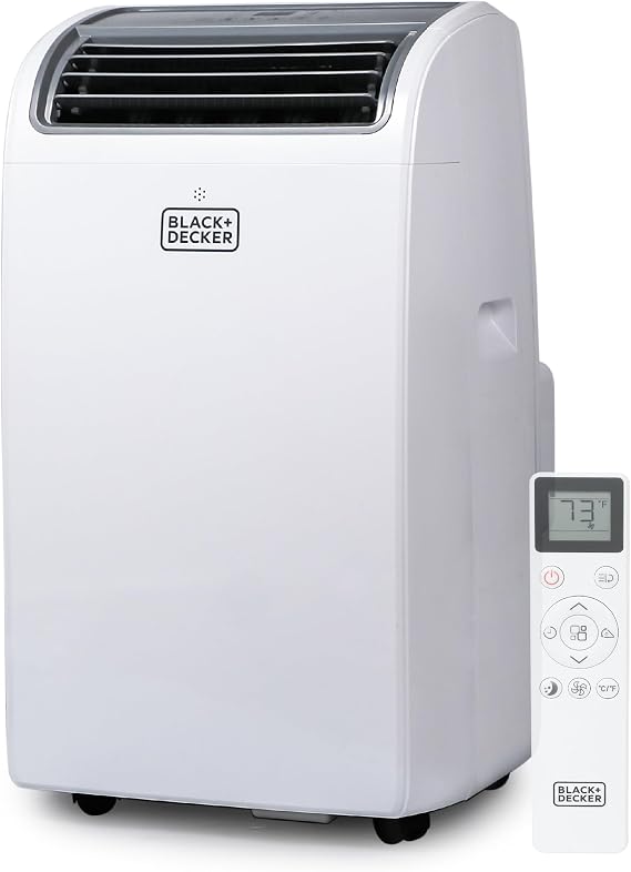 BLACK+DECKER Smart Portable Air Conditioner with Heat, 12,000 BTU