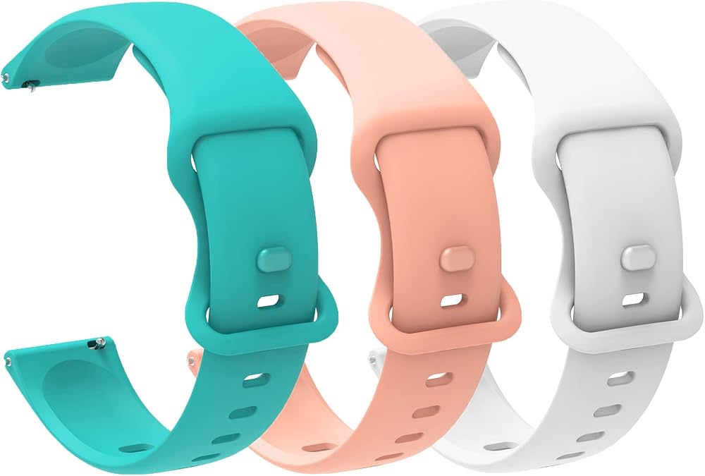 Compatible with Blackview Smart Watch Bands, Lamshaw 20mm,22mm Quick Release Silicone Sport Strap Replacement Watchband with Blackview W40, W70Pro, W60, W50, W50Pro, W30, R60, R8Pro, R7Pro, X20, X1,X1Po,X5,X2, Z10, Z20, W10, R50, R30Pro, R30 Max, R30, R8 Smart Watch