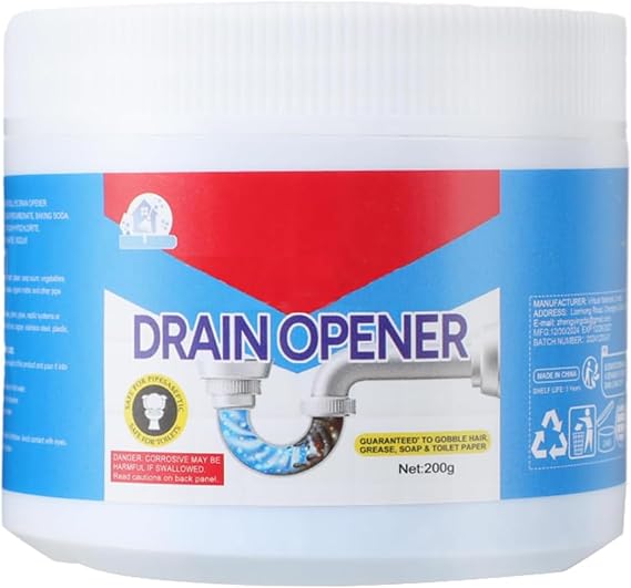 BELL BIRDCrystal Lye Drain Opener, Drain Opener, Pipeline Dredging Agent