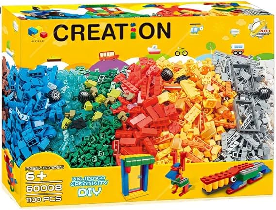 GAXY Creative and Educational Building Blocks, 1100 pcs