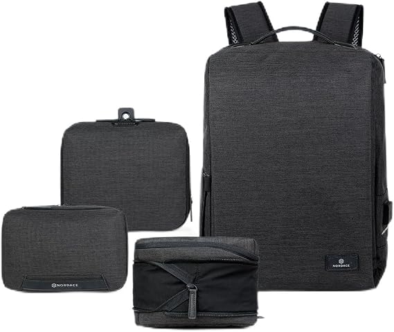 Nordace Siena Pro 15 Essential Set (All Black)