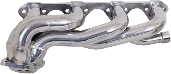 BBK 35110 1-5/8" Shorty Tuned Length Performance Exhaust Headers for Ford F Series Truck F150 351 - Polished Silver Ceramic Finish