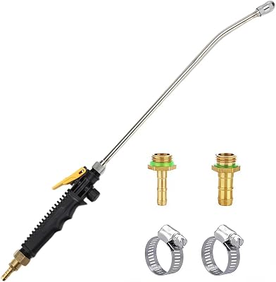 Replacement Sprayer Wand - 24 Inches Universal 38 Brass Barb Stainless Steel 14 & 38 Hose Barb