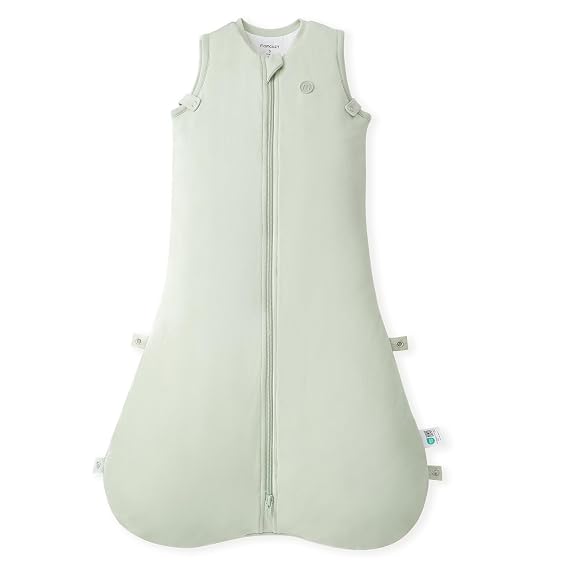 Momcozy 1.5 TOG Baby Sleep Sack 612 Months, Adjustable Snap Fit for Quick Diaper Changes, M Size, Green