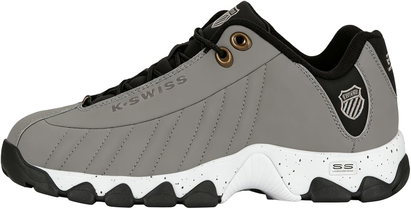 K-Swiss Men's ST329 CMF Sneaker, Wide Tennis Walking Shoes Leather Upper