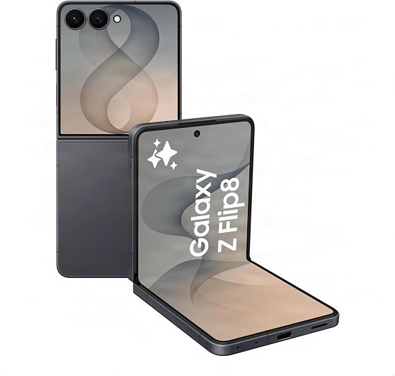 Samsung Galaxy Z Flip8 AI Smartphone, 256 GB Storage, Graphite