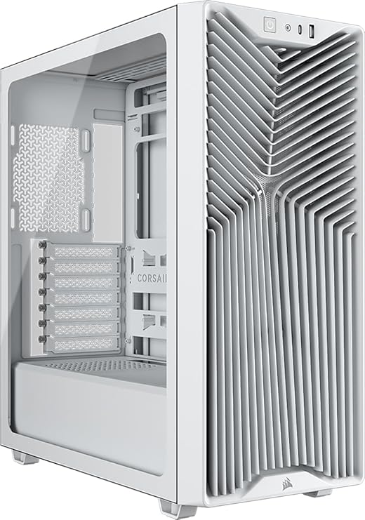 CORSAIR 3200D RS Mid-Tower PC Case – White