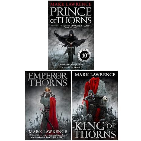 The Broken Empire Trilogy 3 Books Set By Mark Lawrence (Prince of Thorns, King of Thorns, Emperor of Thorns)