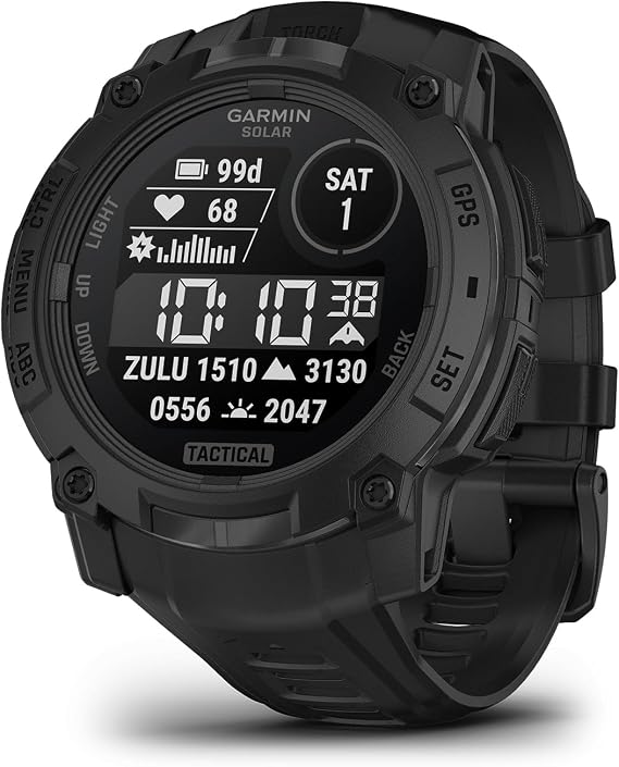 Garmin Instinct 3 – 45 mm Solar Tactical Edition Siyah