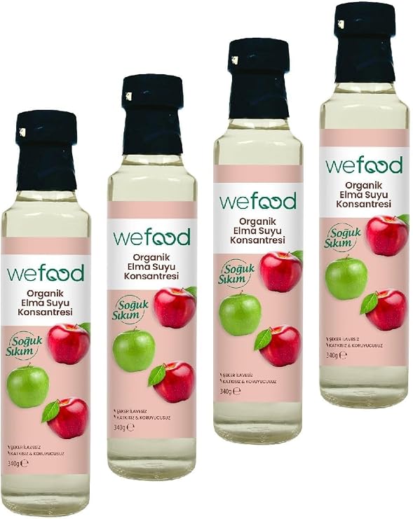 Wefood Organik Elma Suyu Konsantresi 340 gr 2'li