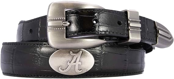 Zeppelin Products, Inc. NCAA Alabama Crimson Tide Tip Leather Concho Belt