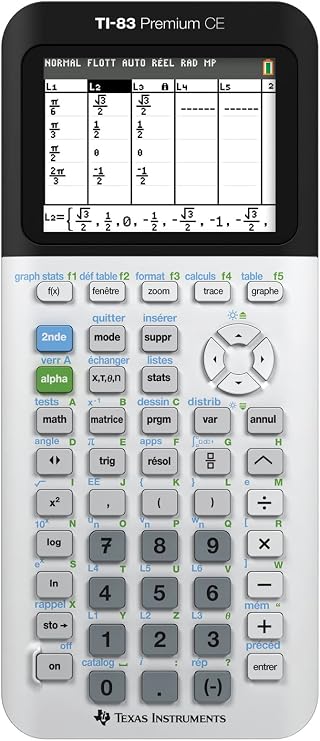 TI-83 Premium CE – Graphing Calculator – Exam Mode