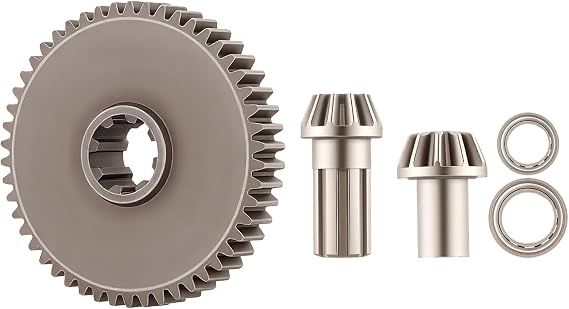 Steel Input Spur Gear & Bearing for HyperGO 1/16 H16BM H16PL H16GT H16DR 16207 16208 16209 16210 1/14 H14BM 14209 14210 14301 14303 Series Upgrades Part