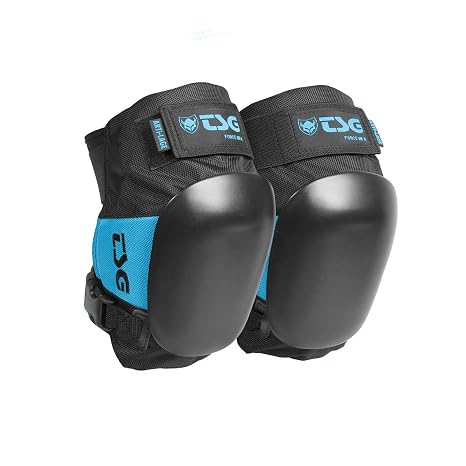 TSG Knee Pads Force III A, Skateboard, Hardshell, EVA and ACF Foam, Protective Gear, Crash Protection, Replaceable PE Cap, Tear Resistant Nylon, Open Back, Adults, Swiss Design