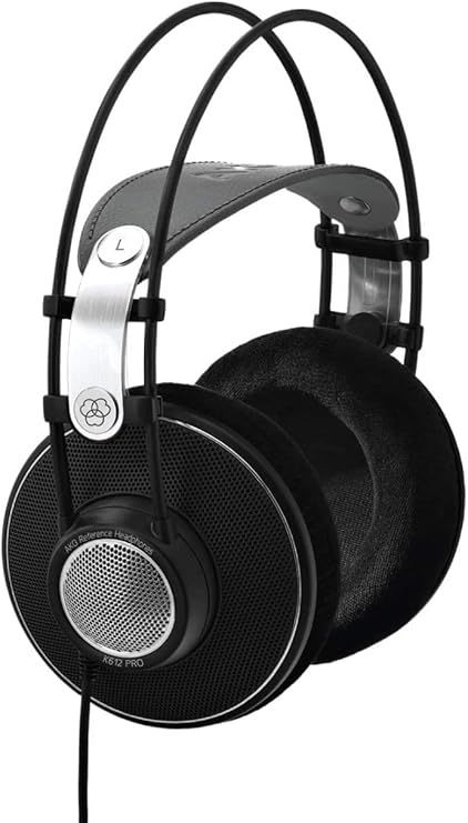 AKG Pro Audio K612 PRO Over-Ear, Open-Back, 120 Ohm, Premium Reference Studio Headphones. Wired for Professional Recording, Monitoring, hi-fi Listening. Light Weight, high Comfort. Black
