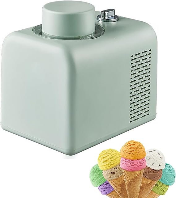 Soft Ice Cream Machine Semi-Automatic 500ML Household Ice Cream Making Machine Fruit Dessert Yogurt Cone Ice Cream Maker