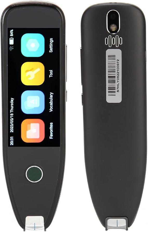 Translation Pen Scanner 134 Language Translation Device with 3.5 Inch Touch Screen Bluetooth Offline Scan Voice Reading Pen Translator for Learning Business