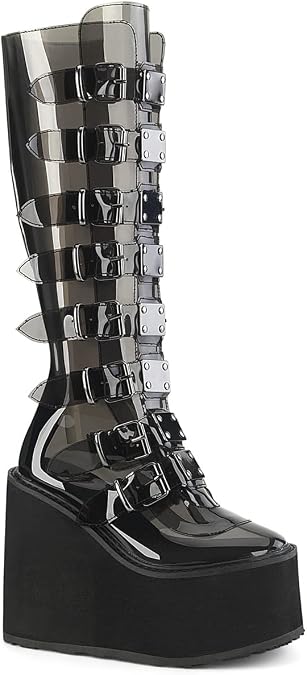 Demonia Women's Swing-815C Knee-high Boots