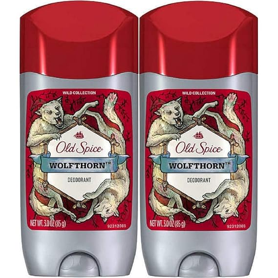 OLD SPICE Wild Collection Wolfthorn Scent Deodorant, 3 Oz (2 Pack)