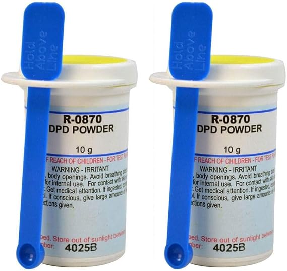 Taylor R0870-I Swimming Pool Test Kit Replacement DPD Powder 10 Grams (2 Pack)