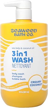 Seaweed Bath CO Creamy Coconut 3-1 Body Wash, 30 FZ