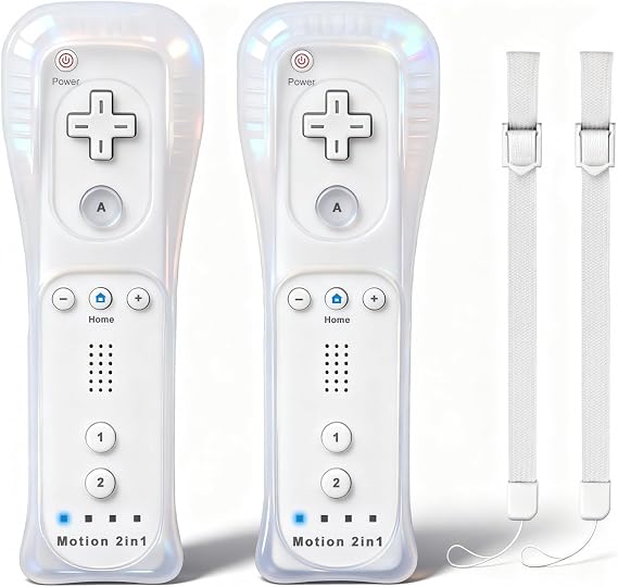 2 Pack Wii Remote Controller with Motion Plus
