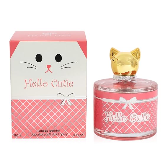Hello Cutie Womens Perfume Eau de Parfum Sweet Fruity Floral Vanilla Scent 100ml / 3.4 fl.oz